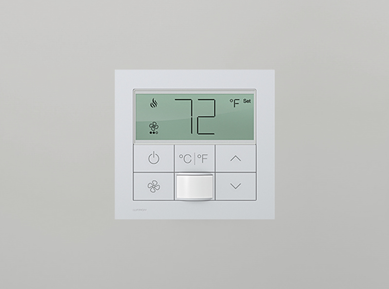 Temperature control panel