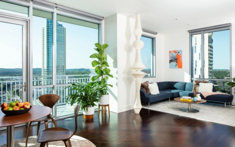 A luxury department illuminated by Ketra lighting.